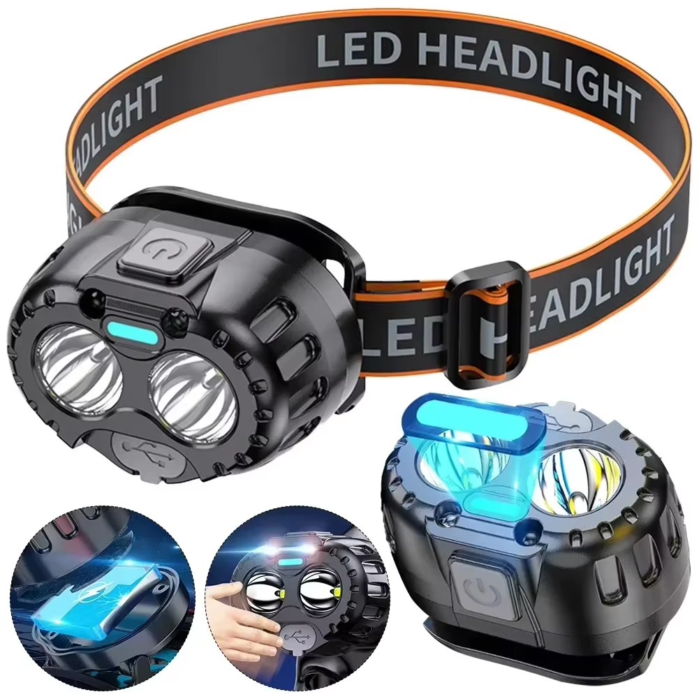 Outdoor Adventure Trips - Powerful LED Headlamp IPX4 Waterproof Emergency