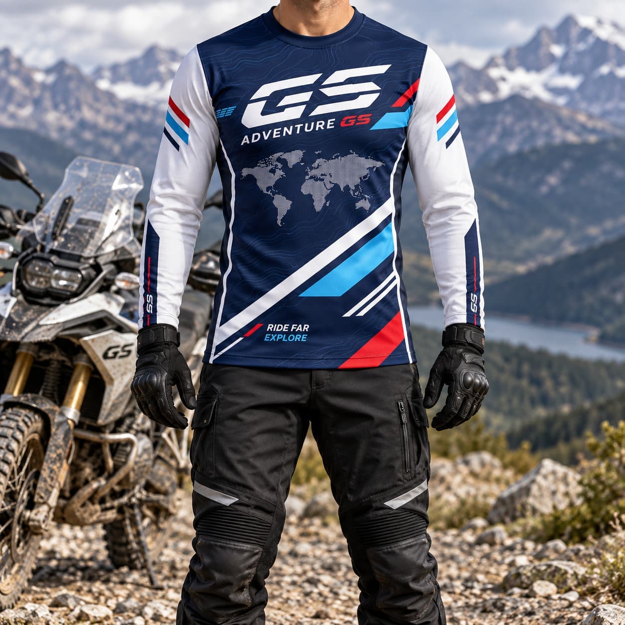 GS Adventure Mens Tshirt Motor - Outdoor Adventure Outfit recension och pris