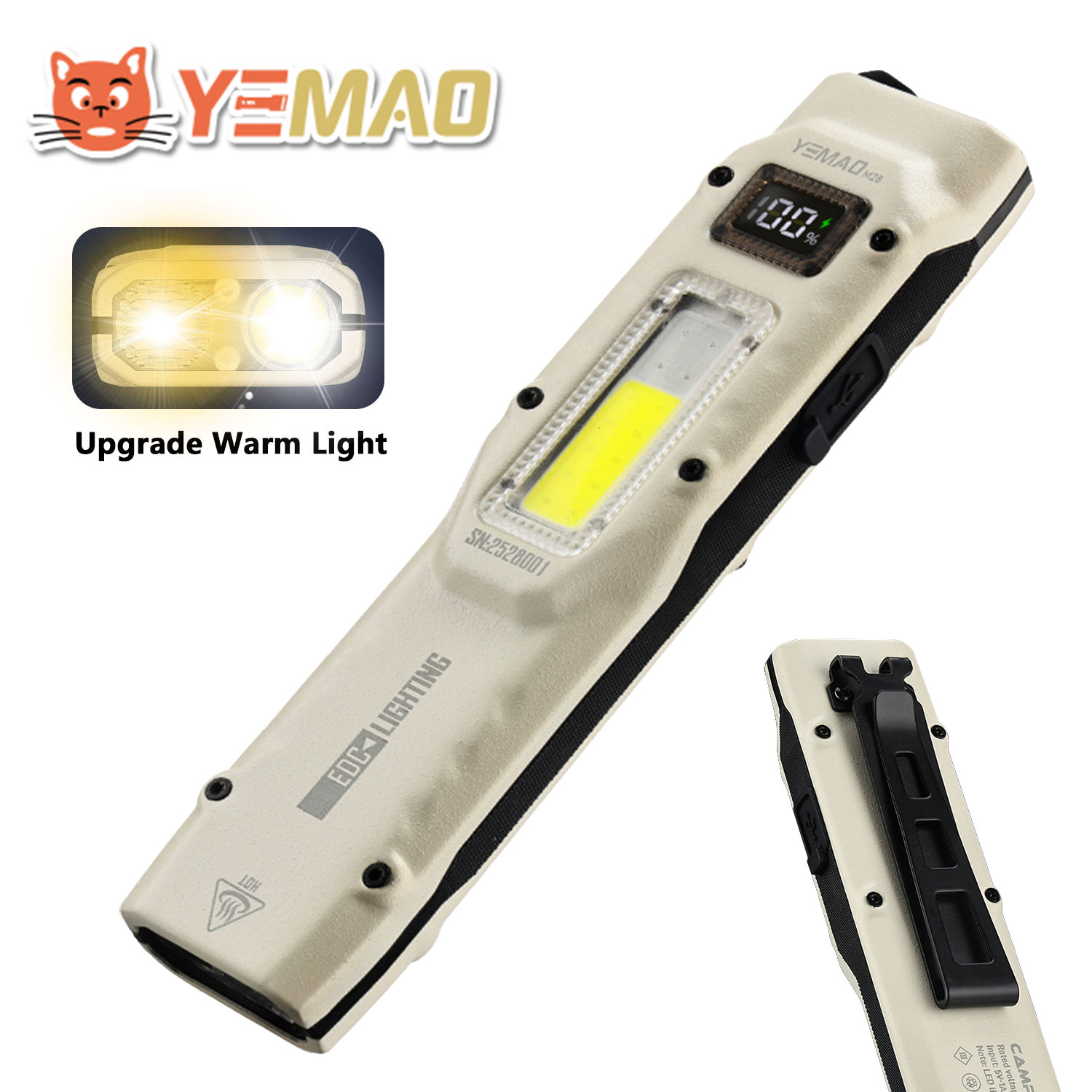 YEMAO M28 Super Bright EDC Fla - Outdoor Adventure Trips recension och pris